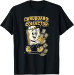 Trading Cards Cardboard Collector Baseball Card Collecting T-Shirt - Image 2